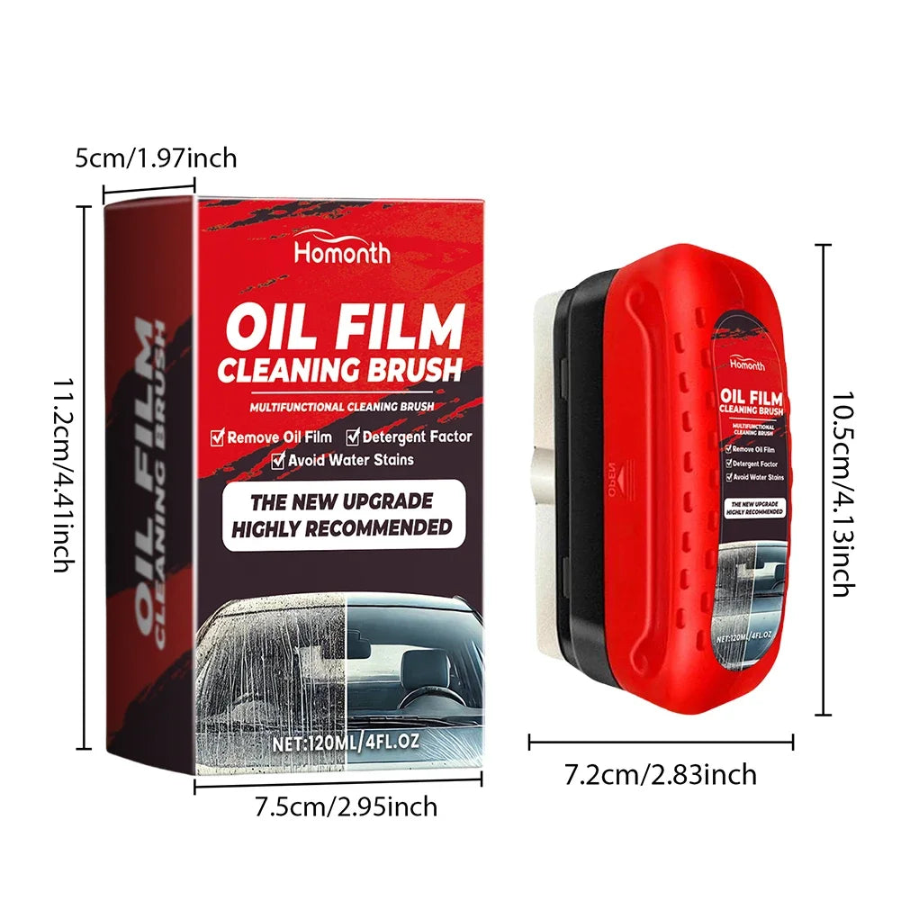 Glass Cleaning Board Universal Glass Cleaning Wipe Board Cleaning Glass Brush for Car Windshield Oil Film Cleaner Glass Coating